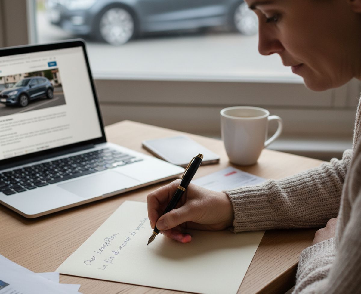 Modèle de lettre pour restitution de véhicule en LOA exemple gratuit et guide étape par étape